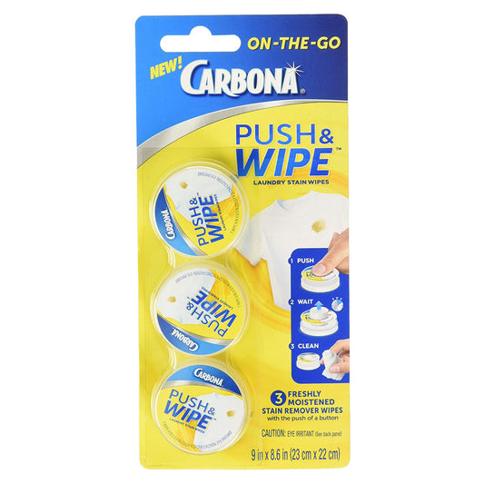 Push & Wipe Laundry Stain Wipes