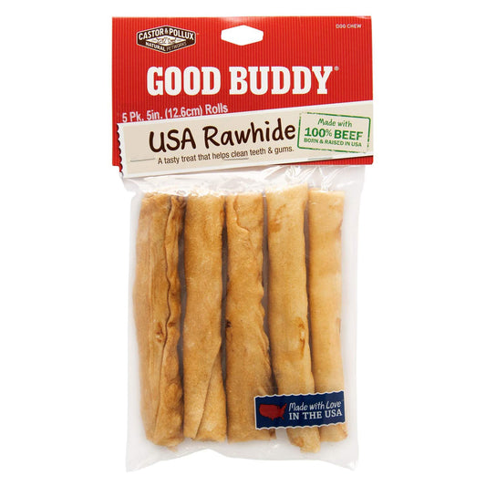 Good Buddy USA Rawhide Sticks With Natural Chicken Flavor