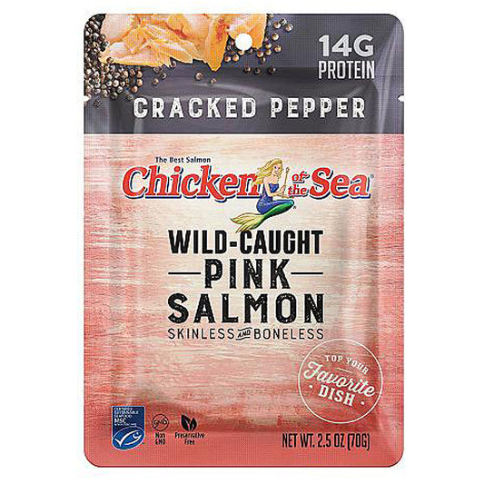 Wild-Caught Pink Salmon Pouches