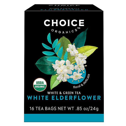 Té de flor de saúco blanco orgánico