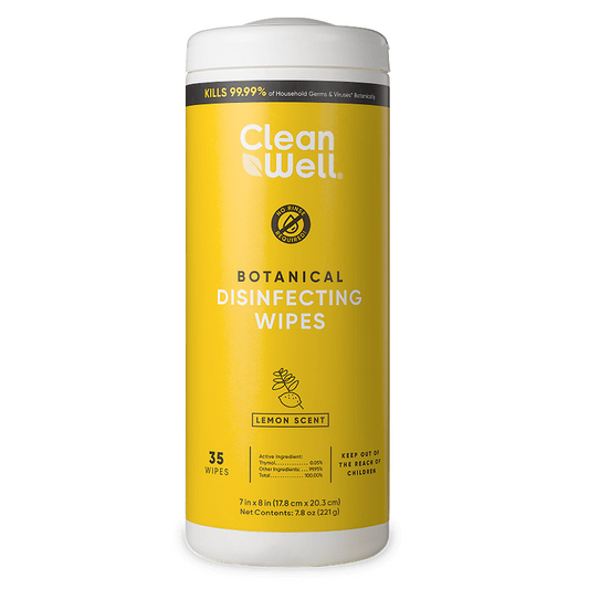 Botanical Disinfecting Wipes Lemon Scent