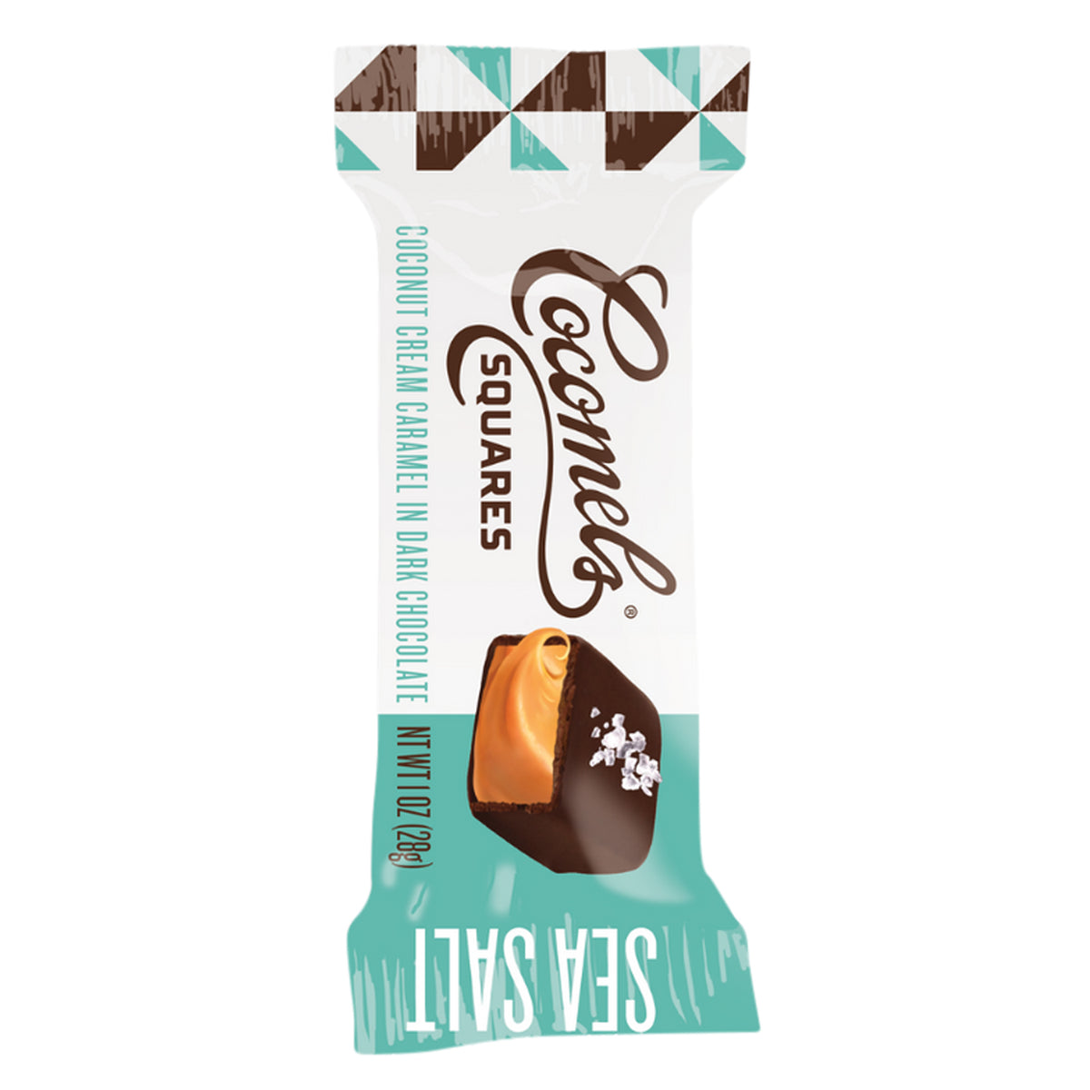 Cuadrados cubiertos de chocolate