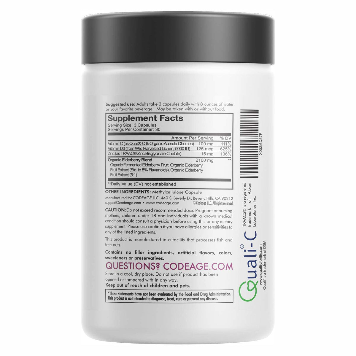 Organic Black Elderberry Capsules