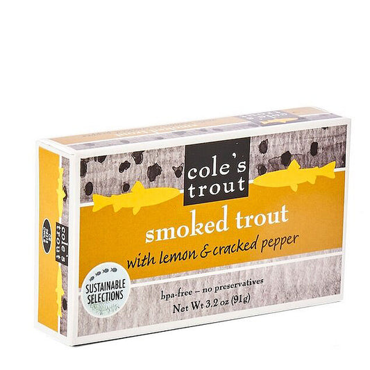 Smoked Lemon Cracked Pepper Trout
