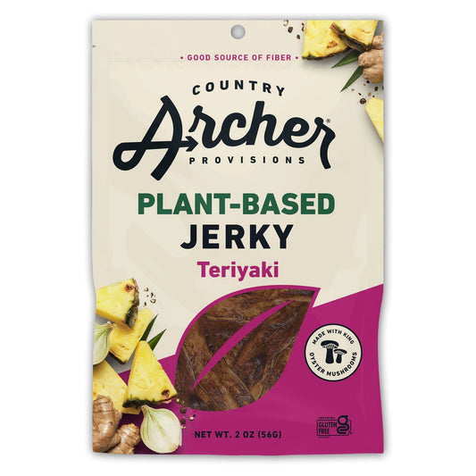 Cecina de hongos teriyaki a base de plantas