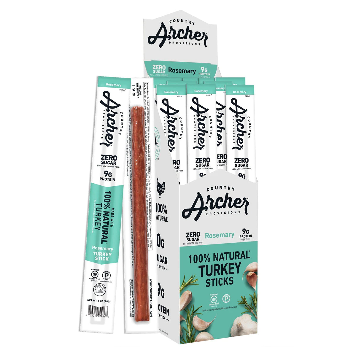 Rosemary Turkey Jerky Meat Stick