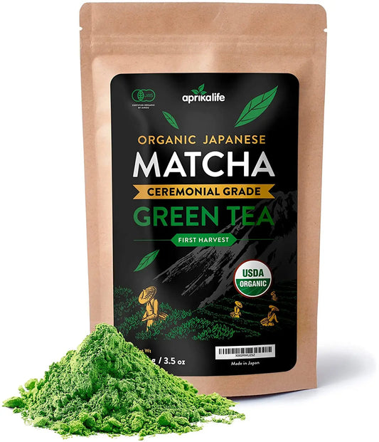 Japanese Matcha Green Tea Powder, Ceremonial 100g/3.5oz