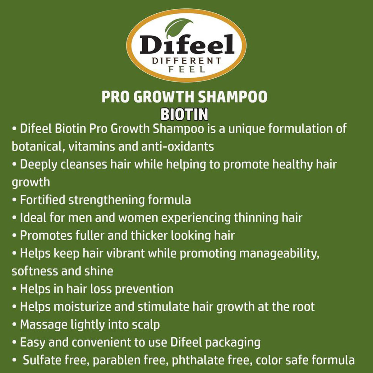 Shampooing à la biotine pro-croissance