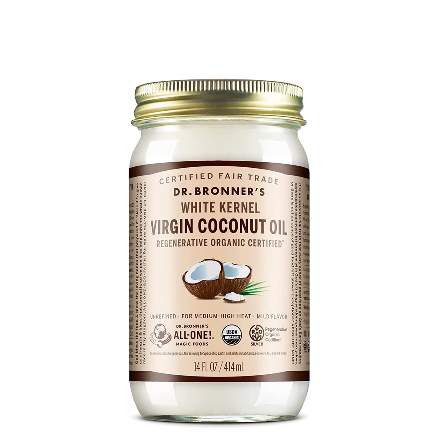 White Kernel Organic Virgin Coconut Oil