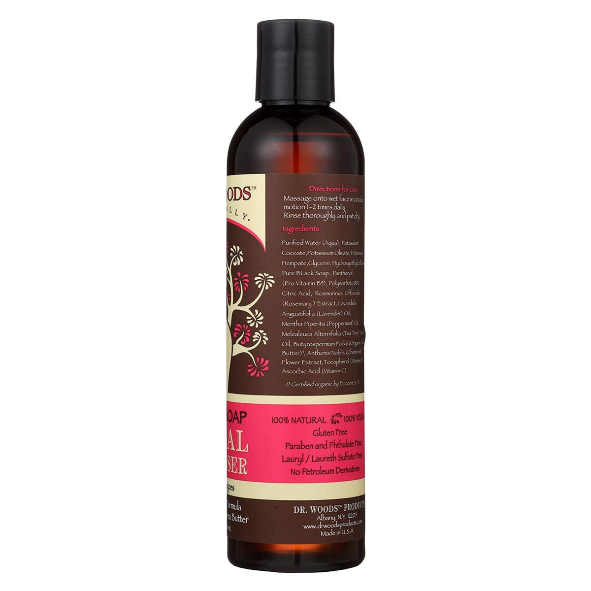 Limpiador facial de jabón negro