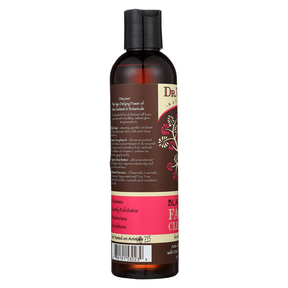 Limpiador facial de jabón negro