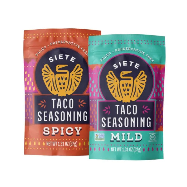 Taco Seasoning - Mild & Spicy Mixed 12 Pack