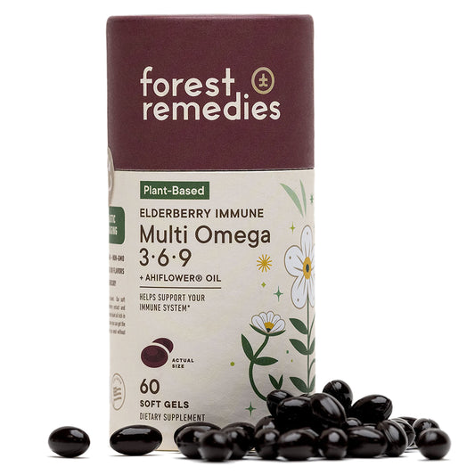 Suplementos inmunes multi omega de saúco