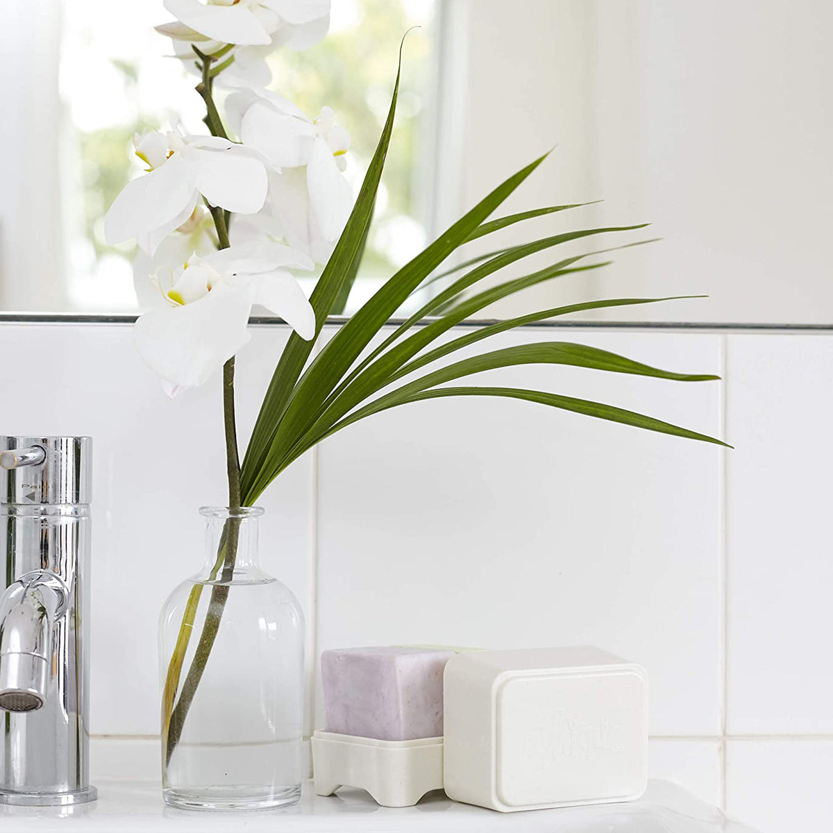 Self Draining In-Shower Container