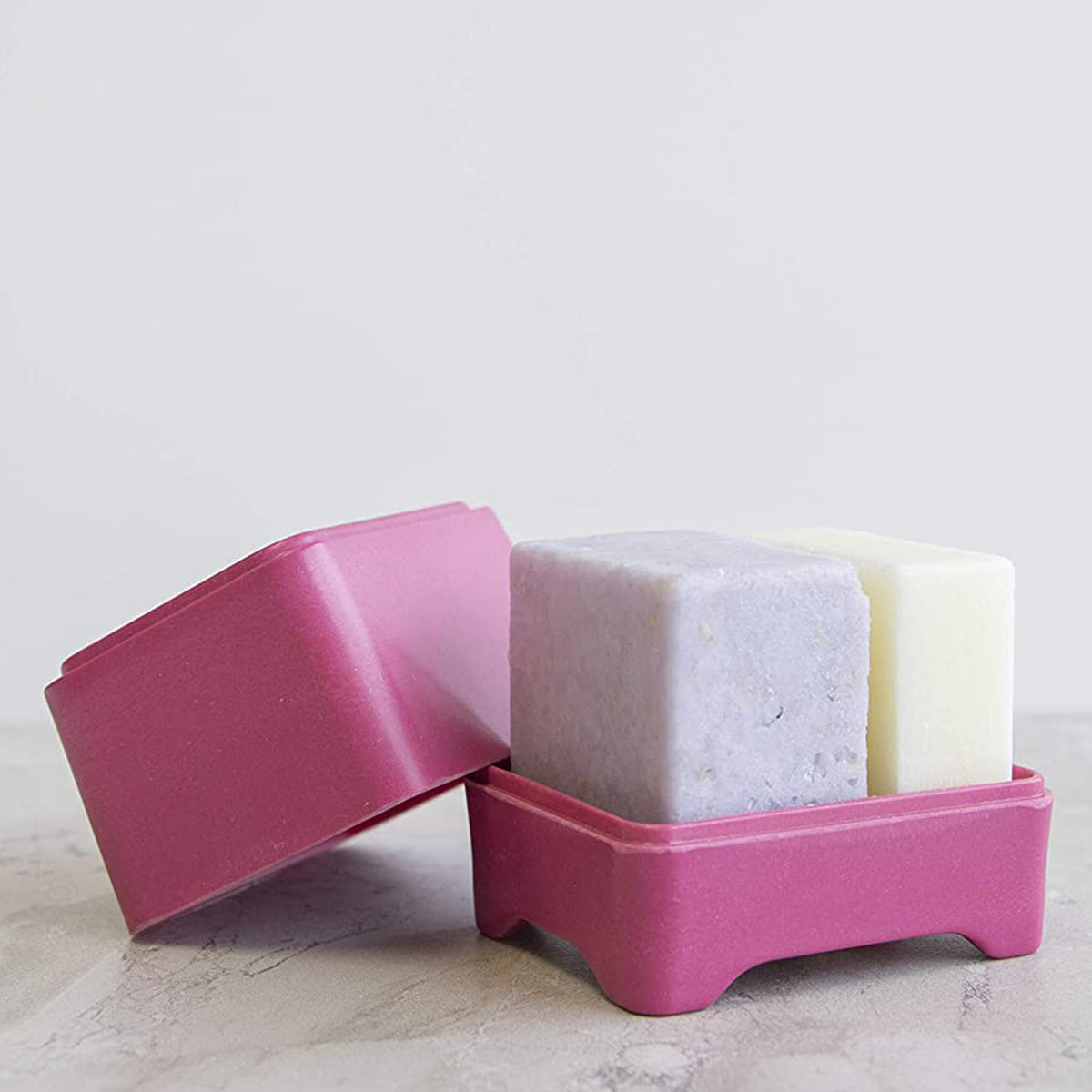 Self Draining In-Shower Container