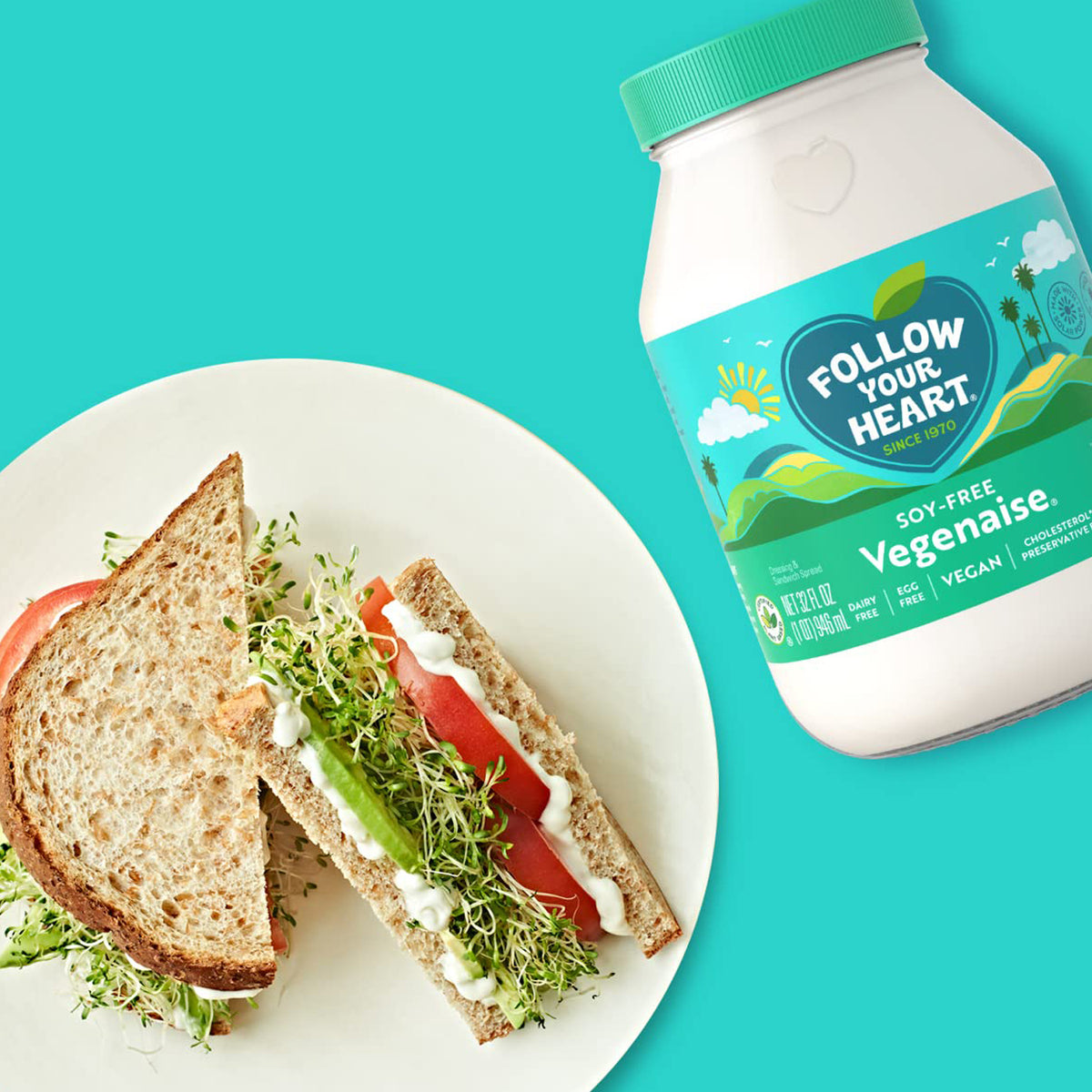 Veganesa sin soja