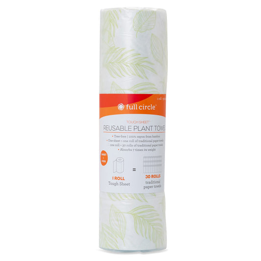Toallas vegetales reutilizables de hoja resistente