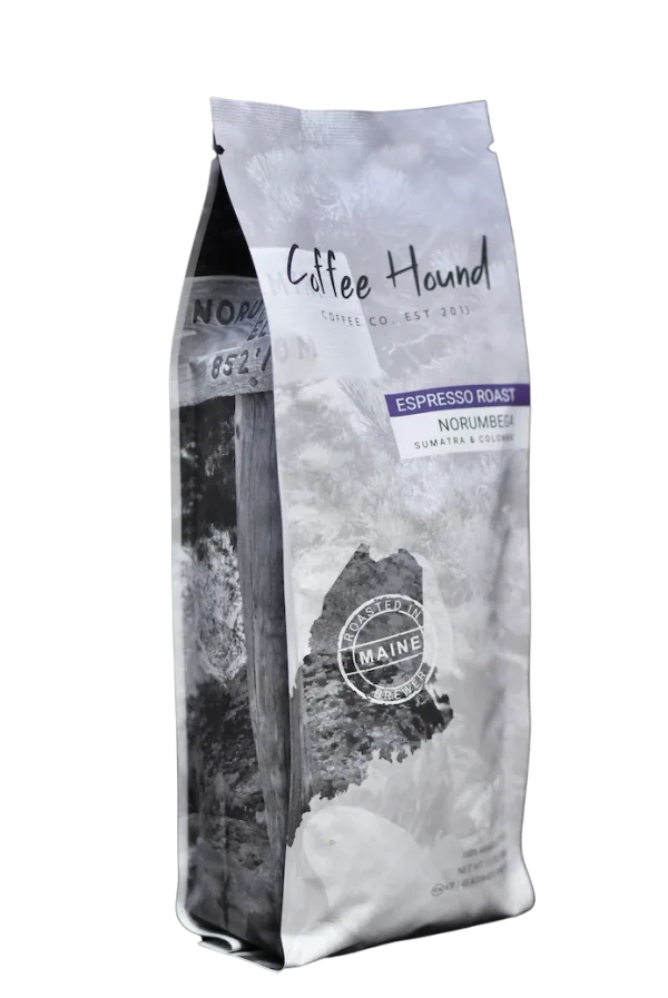 Coffee Hound 12 oz en grains entiers - Norumbega Espresso