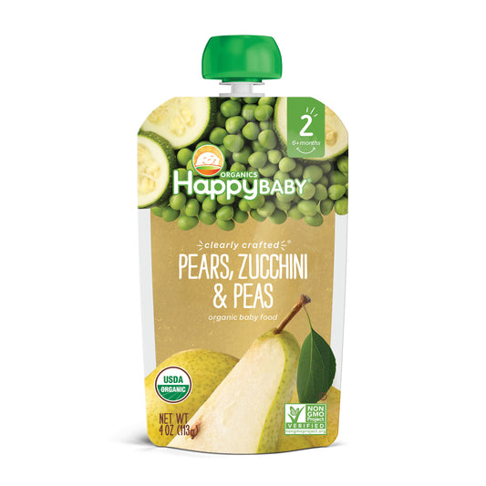 Clearly Crafted: Pears, Zucchini & Peas Pouch