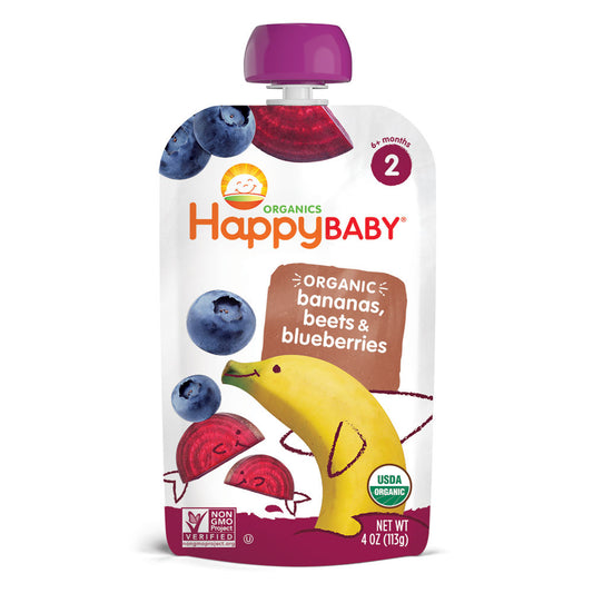Simple Combo: Bananas, Beets & Blueberries Pouch