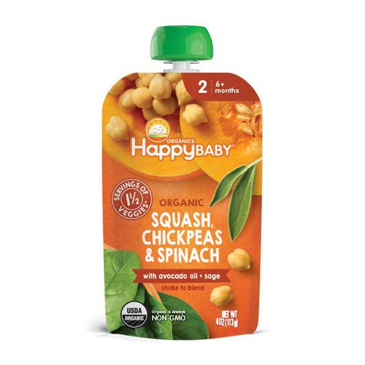 Savory Blends: Squash, Chickpeas & Spinach Pouch