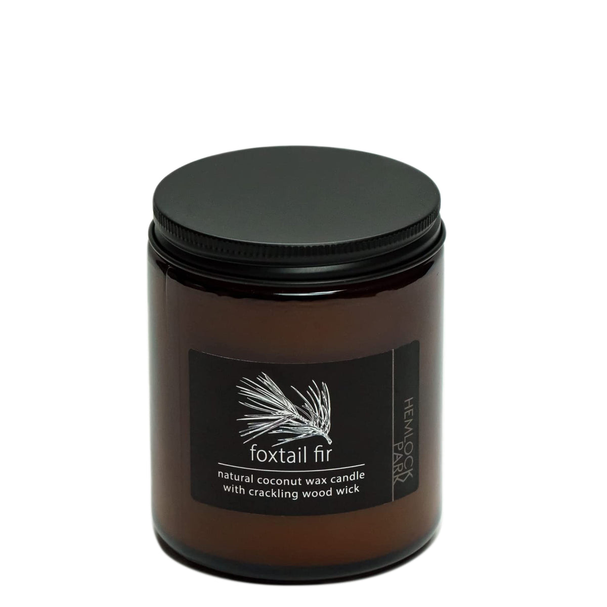 Velas crepitantes de mecha de madera con cera de coco orgánica