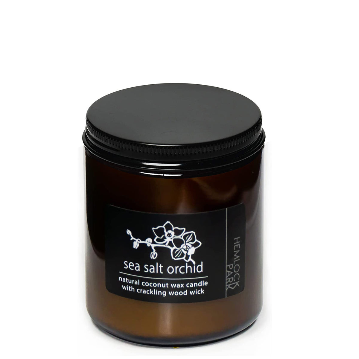 Velas crepitantes de mecha de madera con cera de coco orgánica