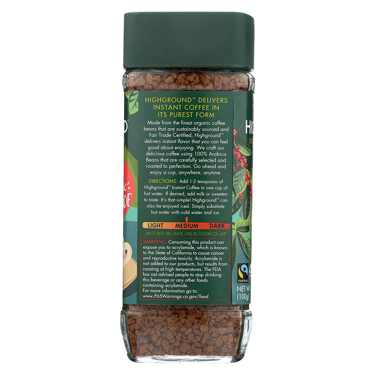 Café instantáneo descafeinado
