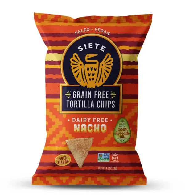 Nacho Grain Free Tortilla Chips - 4oz