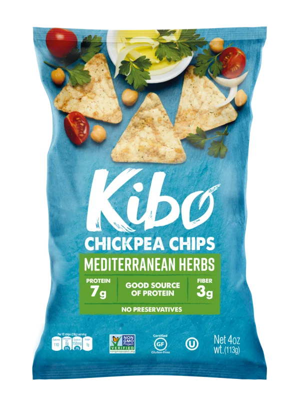 Chips de pois chiches - Herbes méditerranéennes, 4oz