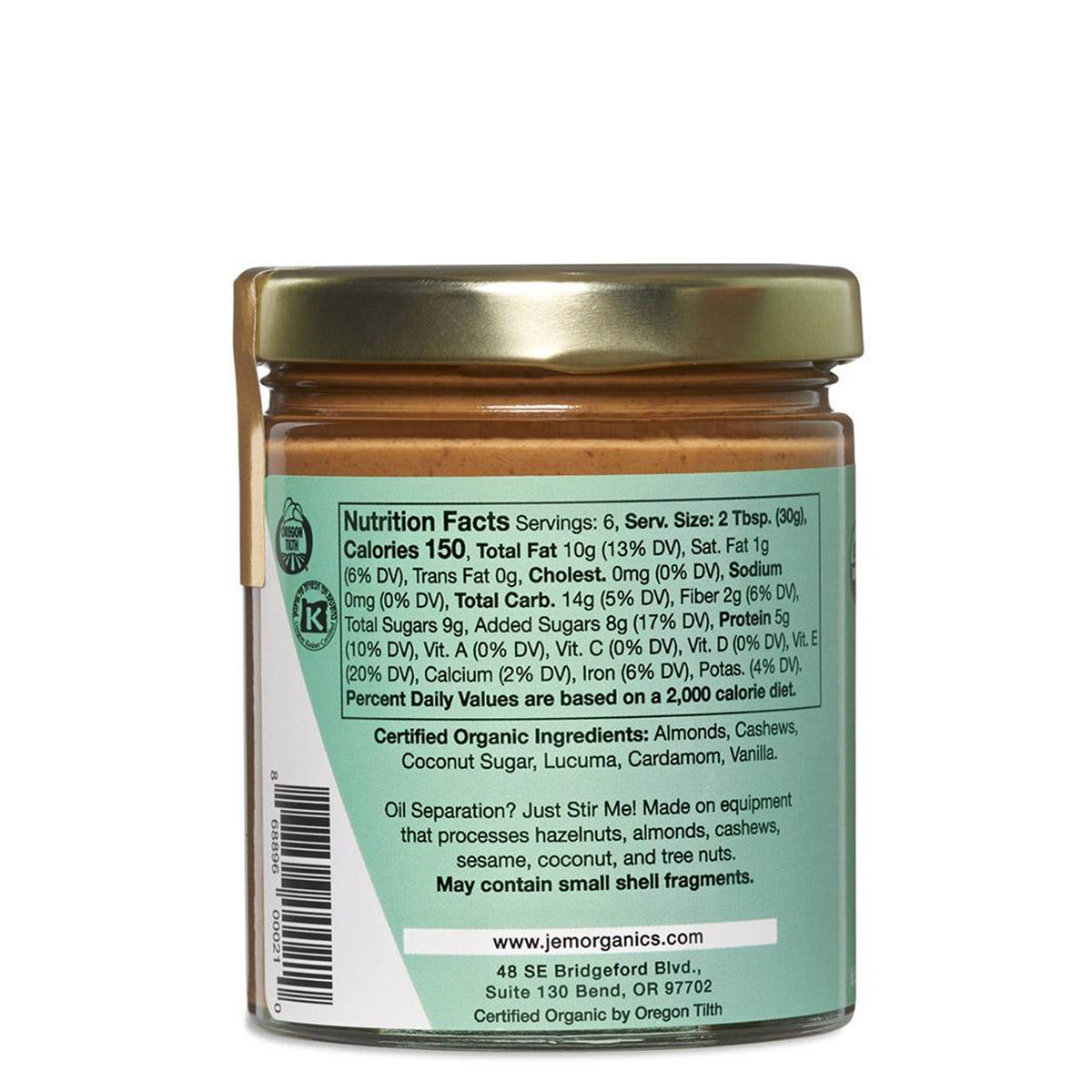 Cashew Cardamom Almond Butter