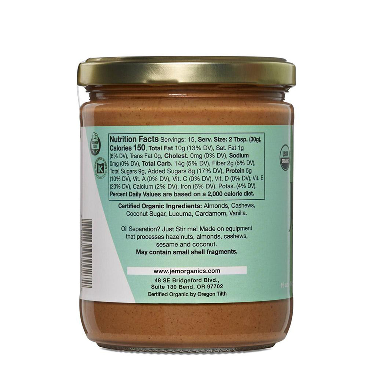 Cashew Cardamom Almond Butter