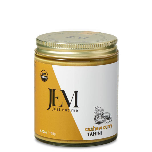 Tahini con curry de anacardos