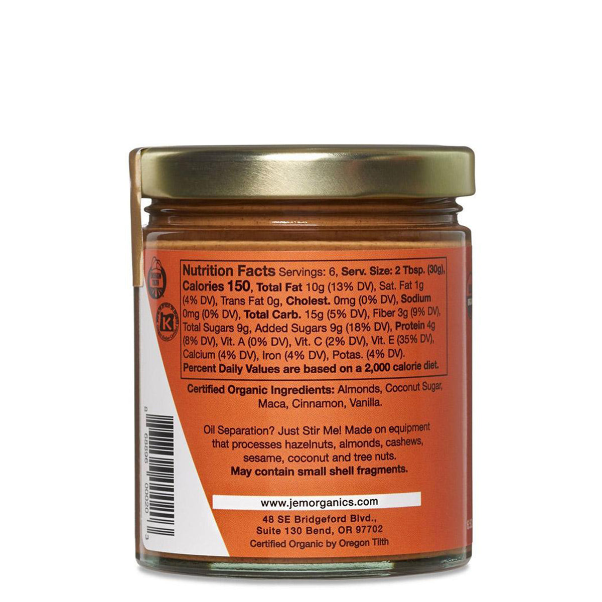 Mantequilla De Canela, Maca Y Almendras