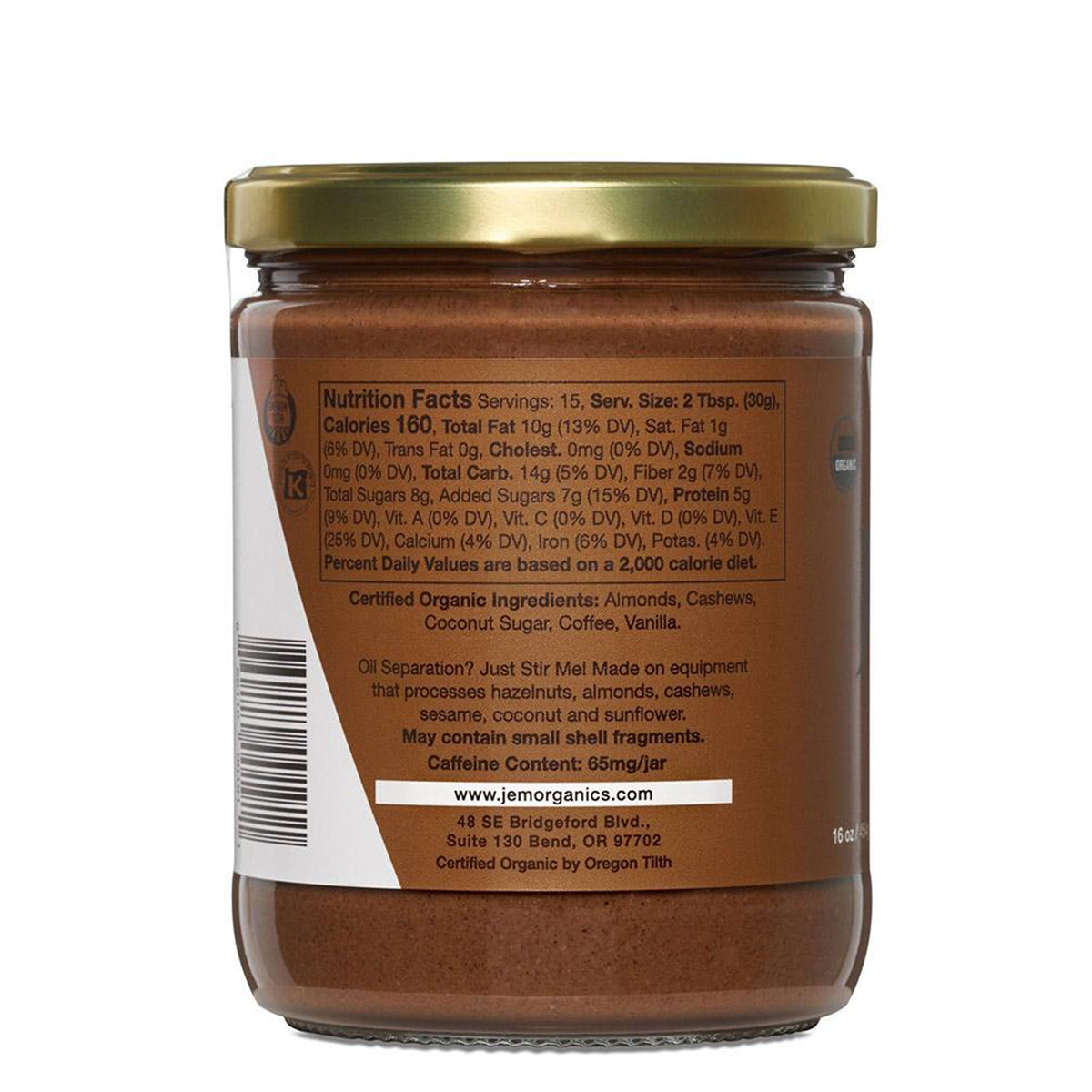 Coffee Cashew Almond Nut Butter