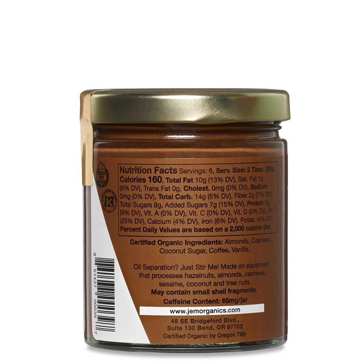 Coffee Cashew Almond Nut Butter