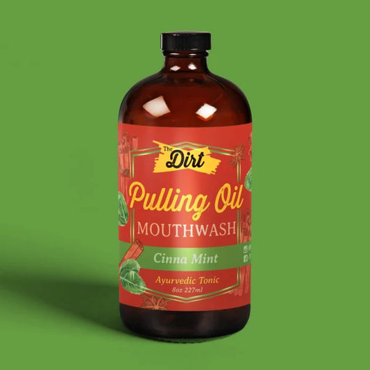 Oil Pulling Mouthwash - Cinna Mint - 8 oz