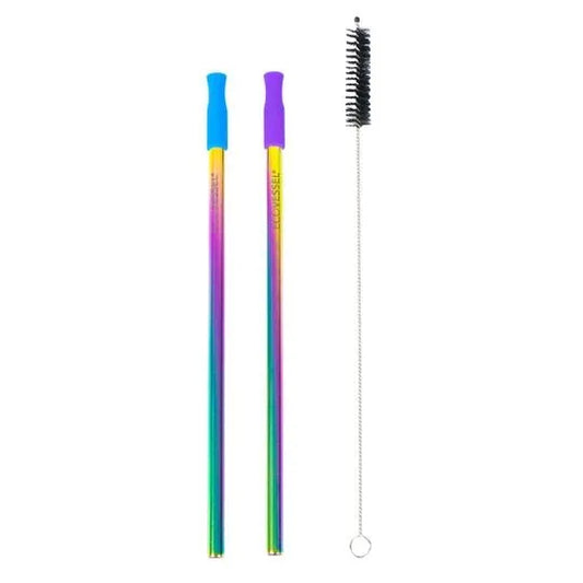 Straw Sets - Pack of 2 (Rainbow)
