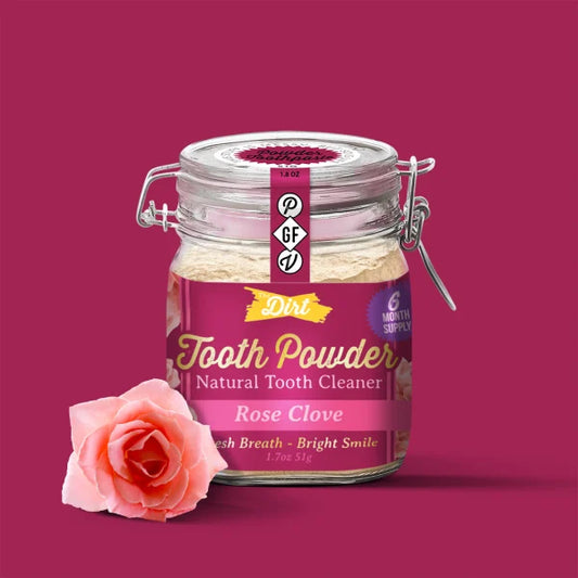 La poudre à dents Dirt - Rose Clou de Girofle