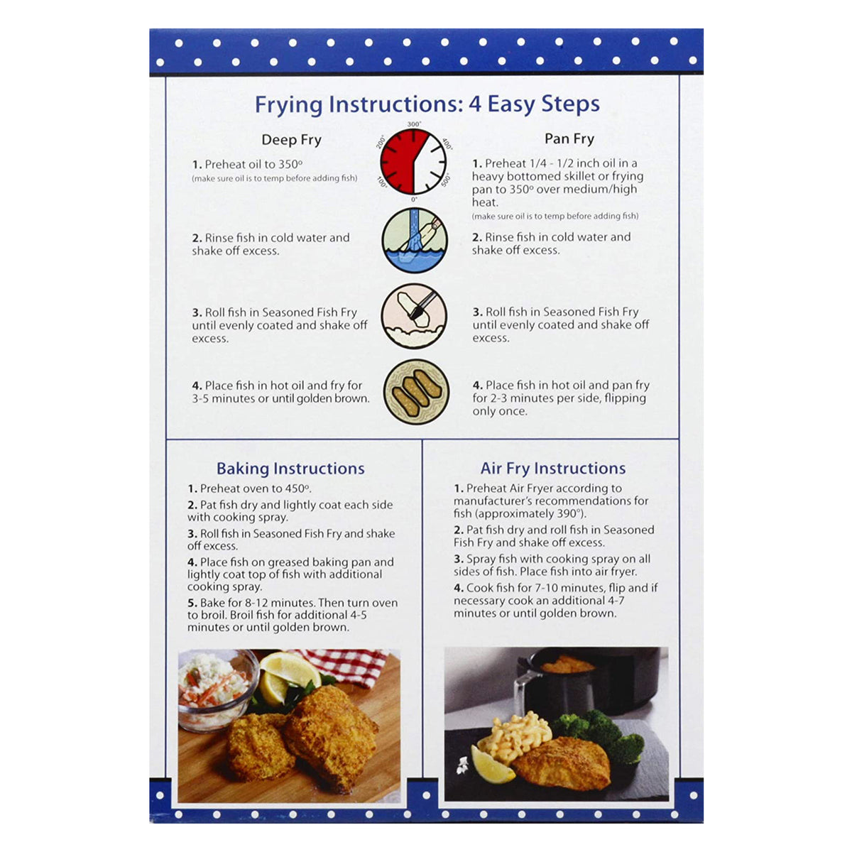 Seasoned Fish Fry Breading Mix