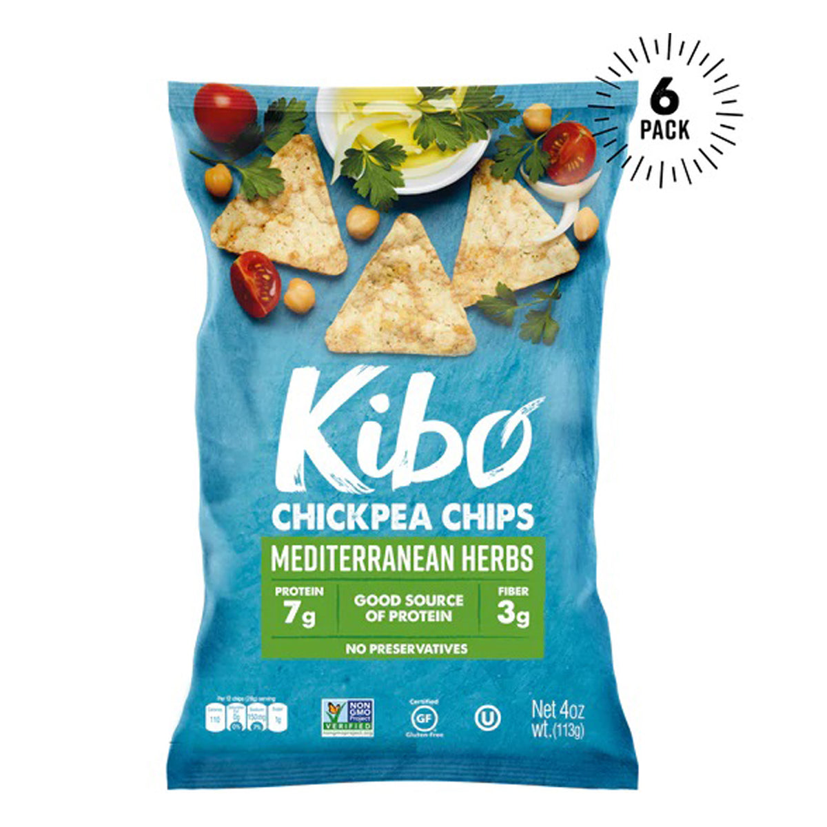 Chips de garbanzos