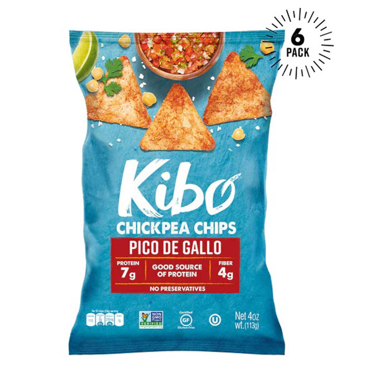 Chips de garbanzos