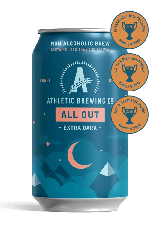 All Out Extra Dark (sans alcool) Caisse de 24 canettes