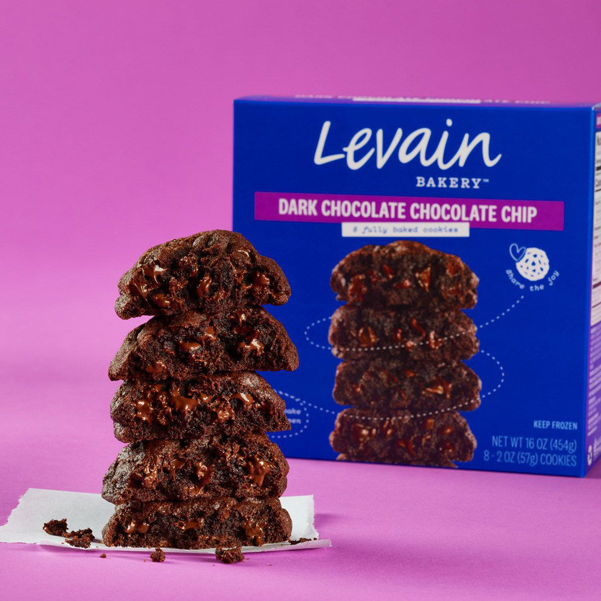 Levain Bakery Dark Chocolate Chocolate Chip Cookies — Gift Box