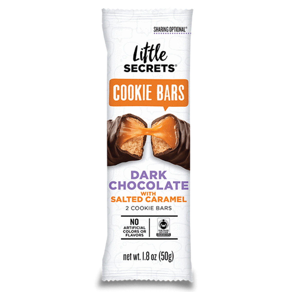 Barras de galleta de chocolate amargo con caramelo salado