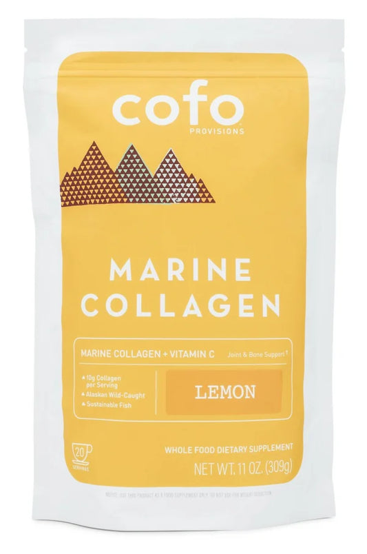 Cofo Provisions Marine Collagen + Vitamin C - Lemon Drink Mix