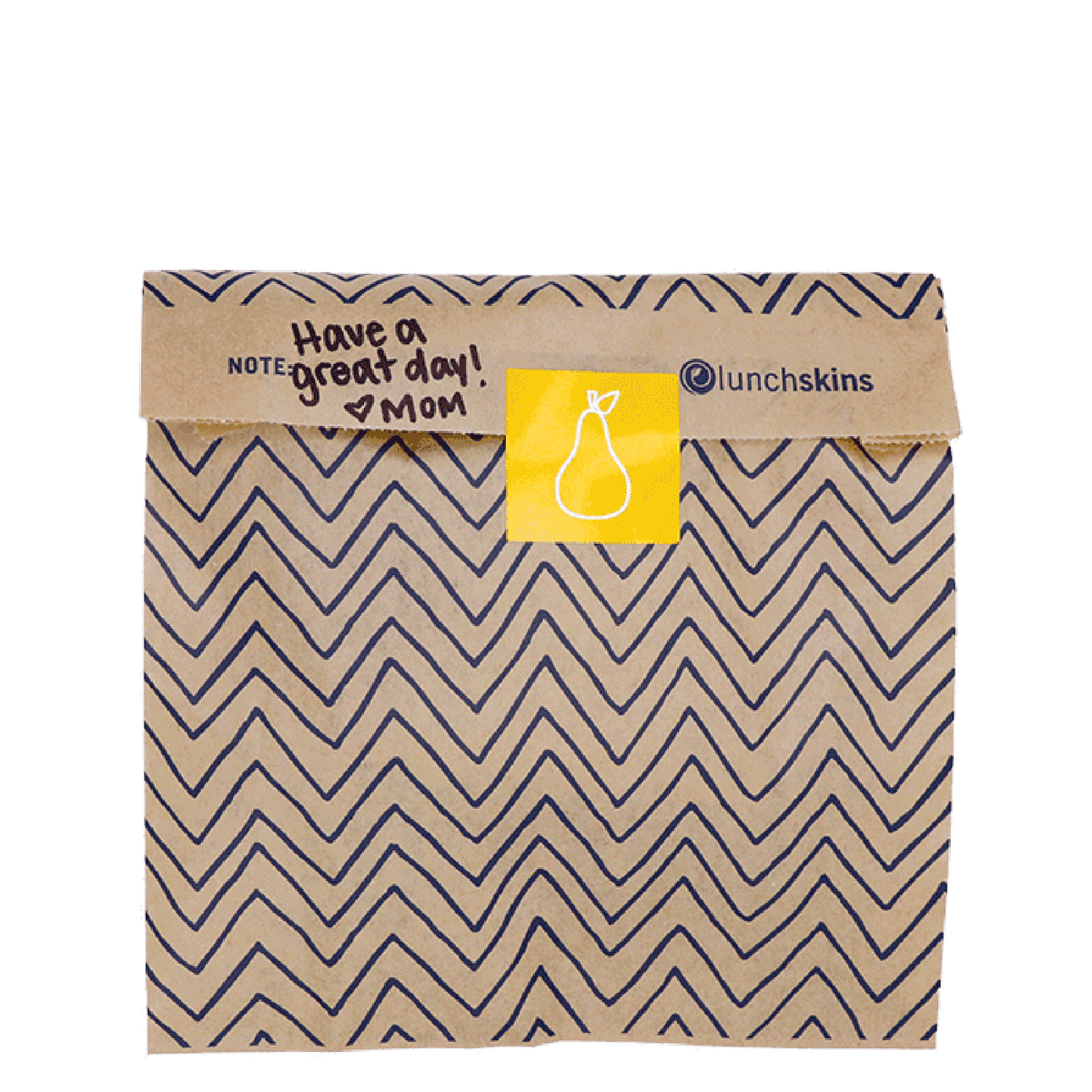 Sacs à sandwich en papier compostables et non blanchis avec autocollants refermables