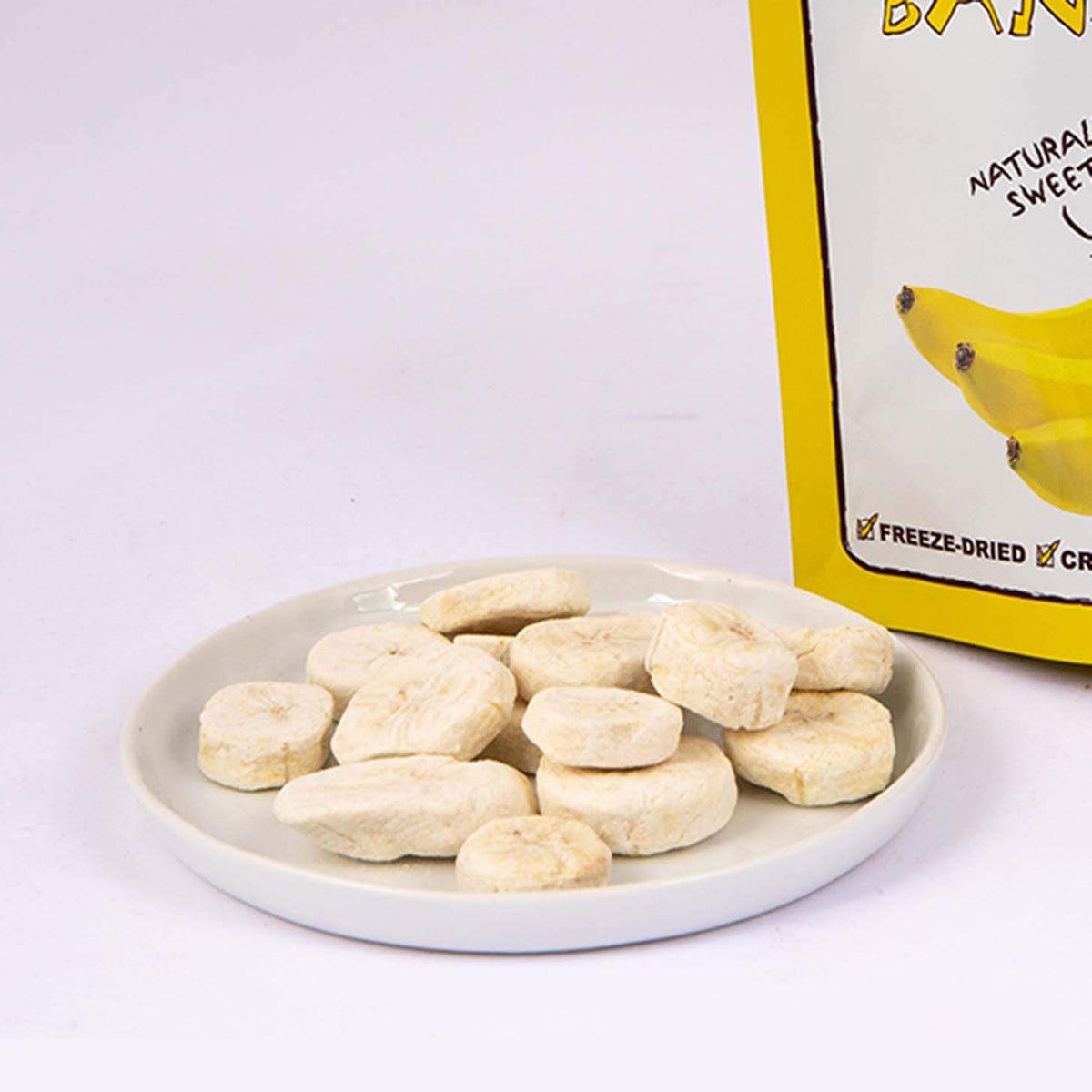 Bananes lyophilisées biologiques