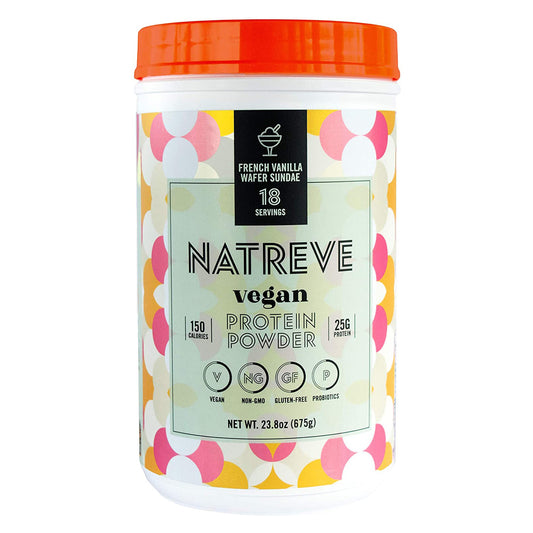 Poudre de protéine végétalienne Sundae à la vanille française
