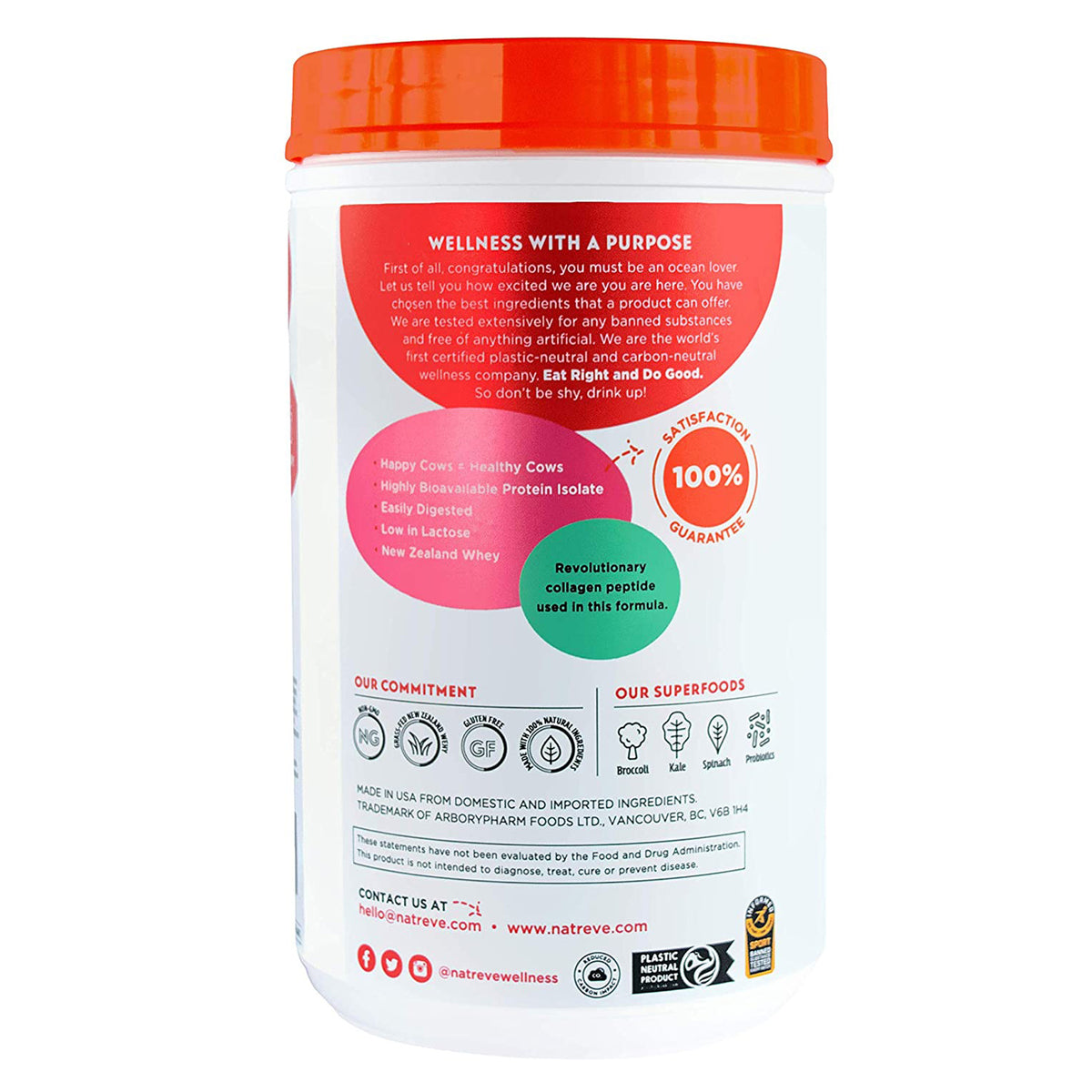 Grass-Fed Whey Protein Unflavoured-Unsweetened
